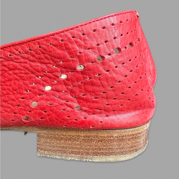 Fratelli Rossetti red Hobo slippers - Picture 8 of 11